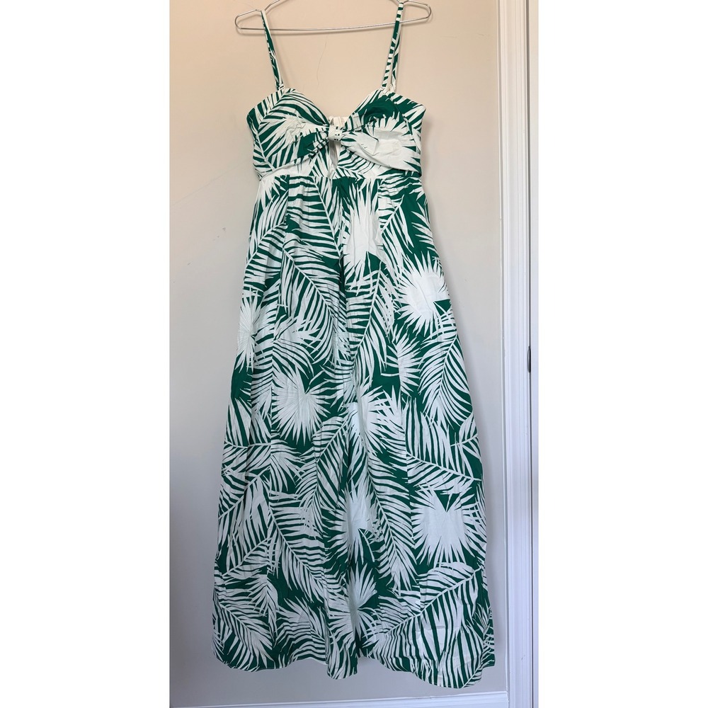 Milly Noah Palm Print Maxi Dress Size 6
